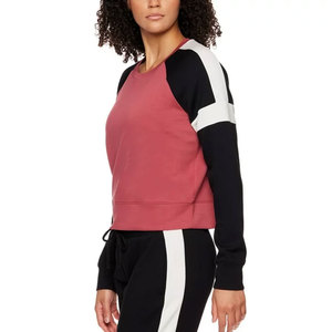 Sudadera Bordada de Algodón Premium, Cuello Redondo, Manga Larga, Estilo Casual para el Día a Día, Sudadera Lisa para Mujer - Product Image 4