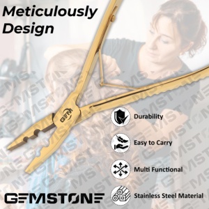 Pinzas para Extensiones de Cabello Hechas a Medida con Agarre Cómodo, Pinzas para Extensiones de Cabello de Acero Inoxidable Más Vendidas - Product Image 4