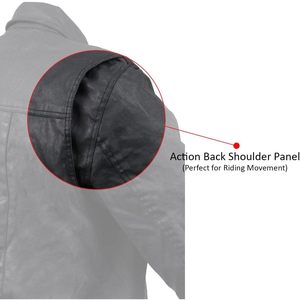 Chemise en jean pour homme 2025 MDM1603 en noir avec revêtement ciré et fermeture à boutons-pression - Product Image 2