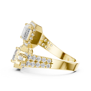 Luxury IGI Certified Lab Grown Diamond <b>Ring</b> silver Gold VVS2 D Color <b>Custom</b> Engagement <b>Ring</b> Wholesale Manufacturer best price - Product Image 6