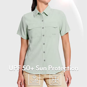 Camisetas de Pesca para Mujer con Logotipo Personalizado, Producto de Alta Demanda, Color Sólido, Diseño Único, Estilo Relajado - Product Image 3