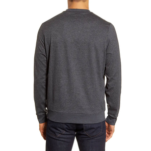 New Men's Round Neck Pullover <b>Sweatshirt</b> Autumn Spring <b>Long</b> Sleeved Fleece Winter Embroidered Techniques <b>Sweatshirts</b> OEM Size - Product Image 5