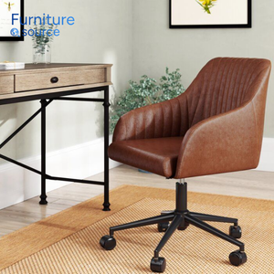 Chaise de bureau ergonomique moderne de luxe - Chaise pivotante confortable avec siège rembourré doux et hauteur réglable - Source Vietnam - Product Image 4