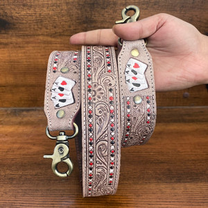 Pièces de sac pour femmes Accessoires de sac à bandoulière en cuir usiné à la main Fabricant de sangles de remplacement en cuir de vache Crossbody Purse Straps - Product Image 2