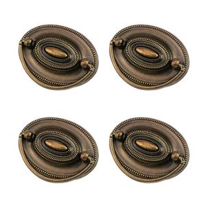 Modern Geometric Wooden Cabinet Knobs Triangle Pattern Decorative Drawer Pull Handles - Product Image 3