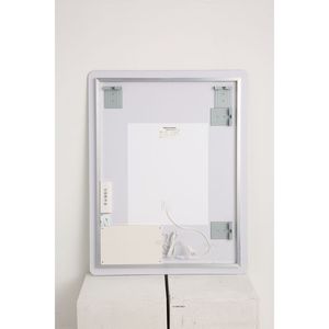 Specchio da Bagno LED Antiappannamento con 5 Livelli di Luminosità, Illuminazione Frontale e Posteriore, Montaggio a Parete, Disponibile in 3 Colori - Product Image 2