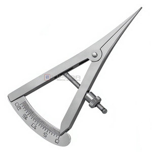 Juego de 3 Calibradores Dentales: Calibrador de Medición de Resorte de Punta Cerrada de 4 Pulgadas, Calibrador Recto para Mapeo Óseo de 3.5'' y Calibrador Angulado Castroviejo de 0-20mm - Product Image 2