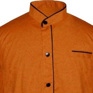 Chaqueta de chef de verano Nuevo restaurante Servicio de comida Hotel Cook Disfraces Tejido Uniforme Abrigo - Product Image 4