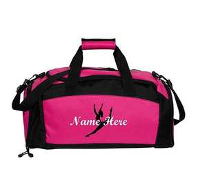 Sac de danse durable pour enfants, motif étoile et ballerine, sac de voyage rose vif pour studio - Product Image 3