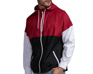 <b>Men</b> Hooded Soft Windbreaker <b>Jacket</b> High Quality Lightweight Breathable Waterproof Quick Dry Zip Front OEM Customizable Outdoor - Product Image 2