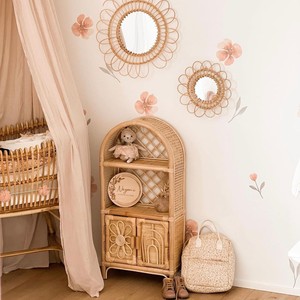 Meilleur fournisseur d'étagères en rotin naturel pour livres à domicile, étagère à livres avec porte, armoire, prix compétitif - Product Image 6