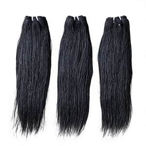Extensiones de Cabello Humano Virgen Indio 100% 10A, Sin Procesar, Cutícula Alineada, Suaves y Sedosas, de la Mejor Calidad, Lisas, Listas para Enviar - Product Image 1