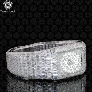 Montre de luxe pour homme Charm_Jewells en acier inoxydable, cadran de 40 mm, bracelet de 20 mm, fermoir papillon, mouvement mécanique, résistance à l'eau de 10 bars - Product Image 3