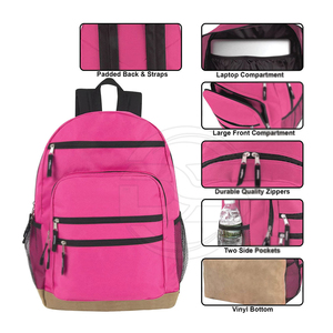 Customizable Wholesale Denim Fashion <b>Waterproof</b> <b>School</b> <b>Backpack</b> for Middle & High <b>School</b> Students with Zipper Closure - Product Image 4