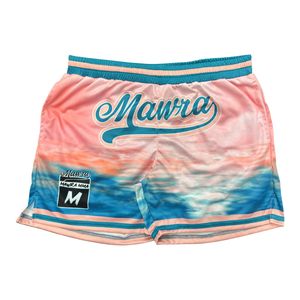 Shorts de playa de malla personalizados para hombre, sublimados con estampado Sky Print, shorts de baño de secado rápido para verano, shorts de entrenamiento para gimnasio, unisex. - Product Image 1