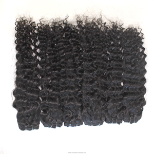 Paquets de cheveux vierges vietnamiens à vague profonde trame de fermeture 32-40 pouces tissage de cheveux humains droits indiens bruts avec dentelle HD - Product Image 3