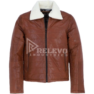 Veste d'hiver rembourrée pour homme sur mesure, imperméable, en polyester, avec doublure en mélange de spandex, col montant chaud, fermeture éclair - Product Image 1