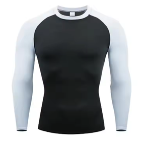Camiseta de Compresión de Manga Larga para Hombre, Protección UV, Secado Rápido, para Natación, Surf, Buceo, Ropa de Playa, Logotipo Personalizado, Venta al Por Mayor - Product Image 3