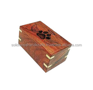 Wooden Urn <b>Box</b> for Pet Ashes Wood Cremation Urns for <b>Cat</b> and Dog Ashes Keepsake Urns at Low Price - Product Image 3
