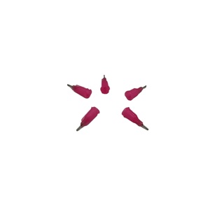 Puntas de aguja desechables calibre 20, serie GP, puntas de aguja desechables de color rosa, puntas de aguja de color rosa de 0.25 pulgadas - Product Image 1