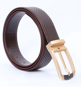 Ceinture Homme Personnalisée de Haute Qualité, Cuir Véritable OEM de Luxe, Logo Personnalisé, Style Tendance, Boucle Ardillon de Bonne Qualité, Vente en Gros 2026 - Product Image 1