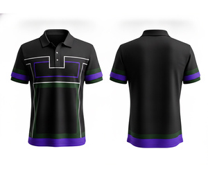 เสื้อโปโลกอล์ฟสั่งทำพิเศษ พร้อมบริการพิมพ์ลายแบบ Sublimation ผลิตโดยผู้ผลิตที่เชี่ยวชาญ ตะเข็บทนทาน สำหรับผู้ชาย ผู้หญิง และเยาวชน แห้งเร็ว ระบายอากาศได้ดี เหมาะสำหรับการเล่นกีฬา - Product Image 3