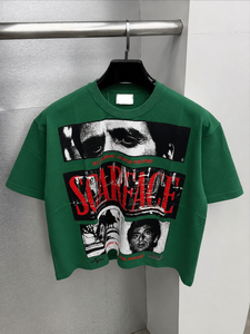 Camiseta Gráfica Vintage Oversize Scarface 2026 para Hombre, 100% Algodón, Estilo Urbano, Estampada, Casual, Manga Corta - Product Image 5