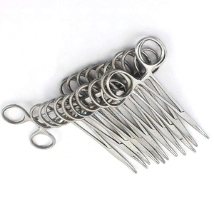 คีมหนีบหลอดเลือดแบบแมนนวล Halsted Mosquito Artery Forceps Hemostat แบบล็อคได้ ตรงและโค้ง สำหรับผ่าตัด ทำจากสแตนเลส ได้รับการรับรองมาตรฐาน CE ระดับ Class I 1 - Product Image 3