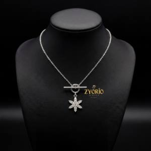 Collier pendentif étoile rayonnante en diamant, argent sterling 925, bijoux de luxe, cadeau romantique pour femme, tenue de soirée de mariage, style tendance - Product Image 3