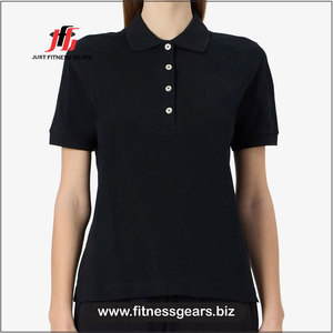 เสื้อโปโลแขนสั้นสีพื้น ผ้าถักสไตล์ลำลอง ความยาวปกติ ผ้าฝ้าย 100% แบบปิเก้ - Product Image 1