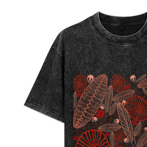 Camiseta Premium de Algodón 100% para Hombre, Talla Grande, Casual, Manga Corta, Tejido Sólido, Antiarrugas, 300 Gramos, para Moda de Invierno - Product Image 4