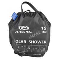 Douche extérieure portable en PVC 15L avec câblage intégré, sac de douche pour plage, piscine, camping, randonnée, pêche, activités Aropec SSB-HL01 TW