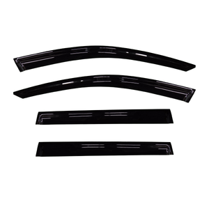 Volvo V60 2019-ON Pare-soleil transparent en acrylique noir fin GCS, déflecteurs de fenêtre, protection et décoration - Product Image 1