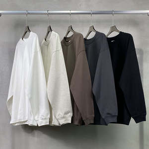 Sudadera Unisex de Cuello Redondo en Tonos Neutros para Otoño, Mezcla de Poliéster/Algodón, Corte Regular Informal, Transpirable y Ecológica - Product Image 1