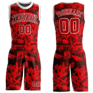 Uniforme de basketball taille adulte fabriqué au Pakistan, personnalisé, respirant, séchage rapide, sans manches, haute qualité, entraînement, taille élastique, polyester - Product Image 1