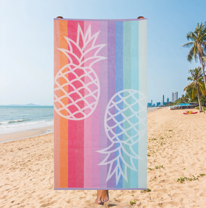 Serviettes de plage anti-sable personnalisées, conception de logo OEM, usine d'exportation, prix bas, vente en gros - Product Image 1