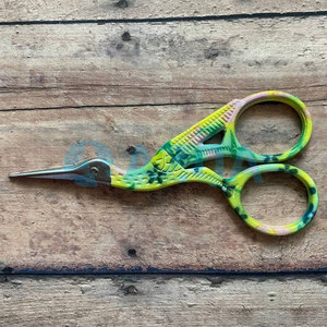 Professional Stainless Steel Black Color Stork Embroidery <b>Scissors</b> for <b>Sewing</b> Cross Stitch Thread Cutting and Needlework - Product Image 3