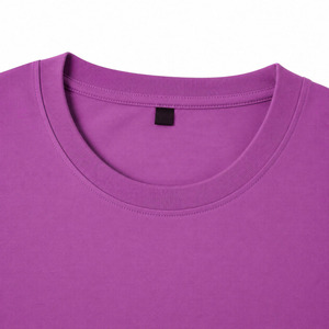 T-shirt d'été respirant à manches courtes en polyester et coton pour femme, sans couture, uni, personnalisé, pour la gym, coupe classique - Product Image 5