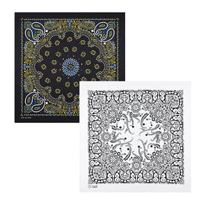 Pañuelo de algodón unisex al por mayor en stock, pañuelo personalizado con sublimación, pañuelo suave premium personalizado con estampado para la cabeza - Product Image 1