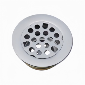 Colador Dúplex de Acero Inoxidable con Recubrimiento Cromado para Abertura de Fregadero de Barra de 1-1/2 Pulgadas, Uso en Cocina - Product Image 2