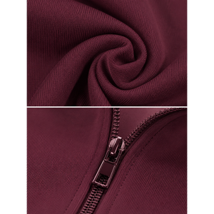 Custom Casual Solid Men's <b>Spring</b> Gym Wear Tracksuit Set Quick Dry Jacket with <b>Compression</b> Running Pants - Product Image 3