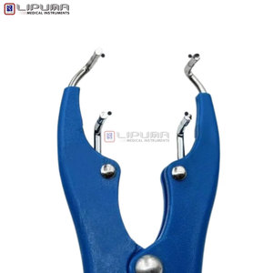 Veterinary Tail Docking <b>Castration</b> <b>Tool</b> for Small Animals Puppy Tail Banding Elastrator with 100 Bands Medic Instrument - Product Image 6