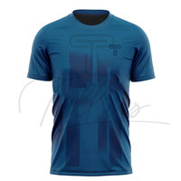 Impression personnalisée du logo, design personnalisé, vêtements d'équipe de football de haute qualité, taille plus, respirant, séchage rapide, manches courtes, 100% sport