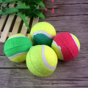 Meilleures ventes OEM, balles de tennis rouges et de couleurs variées en gros, fabriquées en usine, avec impression sur tissu en caoutchouc - Product Image 5