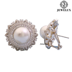 High Quality VVS Moissanite <b>Stud</b> Earrings 925 Sterling <b>Silver</b> Diamond Earring for Parties and Gifts From India - Product Image 2