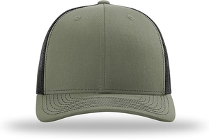 Gorra Trucker de Malla Verde Oliva Hecha a Medida, de 6 Paneles, Ajustable con Cierre a Presión, Unisex, Casual, para Verano, Precios al por Mayor, MOQ Bajo - Product Image 2