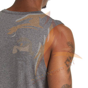 Camiseta sin Mangas para Hombre, Diseño Nuevo, Transpirable, 100% Algodón, Ecológica, Venta en Línea, Ropa Deportiva, MOQ Bajo - Product Image 5