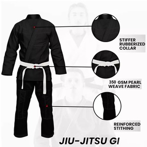 Kimono de Jiu Jitsu Brasileño Personalizado con Refuerzo en las Rodillas, Uniforme de BJJ, Tela Ripstop, Tejido de Perlas, Algodón, Venta al Por Mayor, Fabricante OEM ODM - Product Image 2