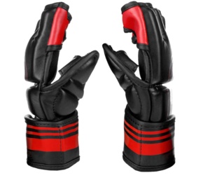 Meilleurs gants d'entraînement mats mma sparring gants mma personnalisés OEM ODM cuir synthétique - Product Image 4