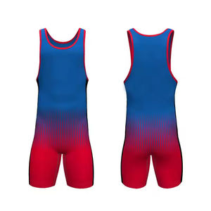 Unidex Black White Wholesale Custom Made 100% Polyester Lightweight Moisture-Wicking Quick Dry Unisex Wrestling Singlets Low MOQ - Product Image 3
